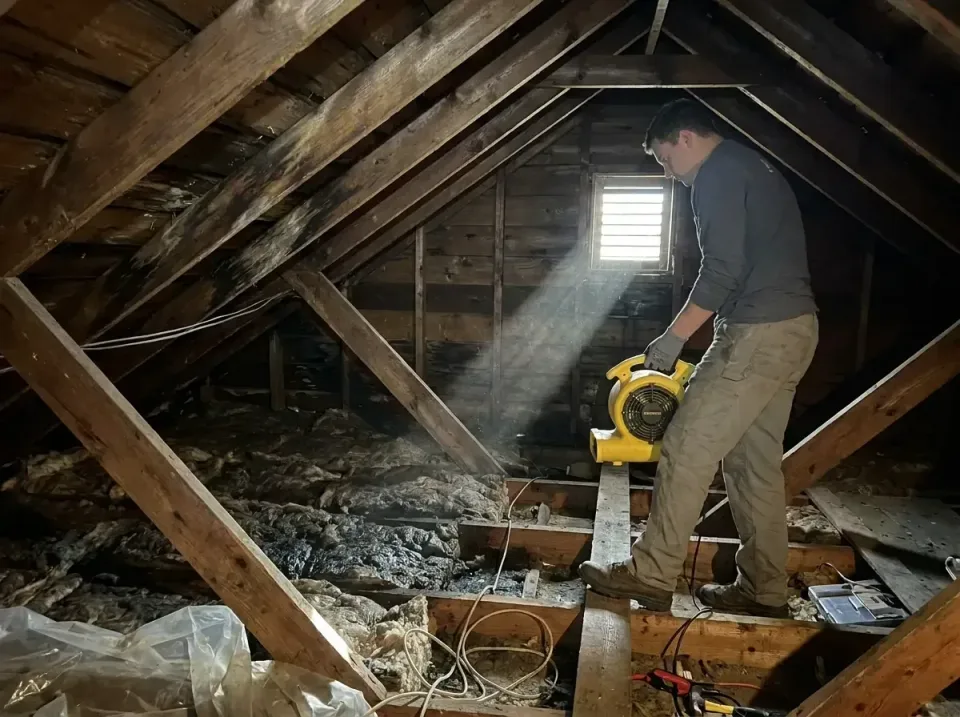 attic-water-damage-drying-proc-007 — frequently asked questions, Emergency Water Extraction & 24/7 Flood Response in Westwor…